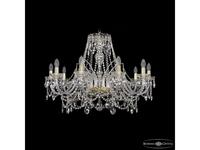Bohemia Ivele Crystal: 1411/10/300 G: люстра хрустальная (прозрачный)