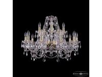 Bohemia Ivele Crystal: 1411/10+5/240 G: люстра хрустальная (прозрачный)