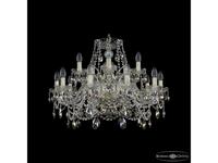 Bohemia Ivele Crystal: 1411/10+5/240 G K801: люстра хрустальная (прозрачный)