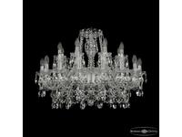 Bohemia Ivele Crystal: 1411/16+8/300 Ni: люстра хрустальная (прозрачный)
