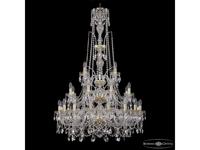 Bohemia Ivele Crystal: 1411/16+8+4/300/XL-131/3d G: люстра хрустальная (прозрачный)