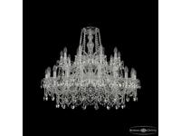 Bohemia Ivele Crystal: 1411/20+10/360/2d Ni: люстра хрустальная (прозрачный)