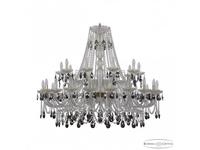 Bohemia Ivele Crystal: 1411/20+10/460 G K731: люстра хрустальная (прозрачный)