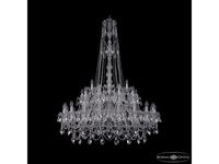 Bohemia Ivele Crystal: 1411/20+10+5/400/XL-155/2d Ni: люстра хрустальная (прозрачный)