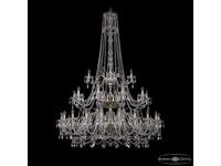 Bohemia Ivele Crystal: 1411/20+10+5/530/h-202/3d G: люстра хрустальная (прозрачный)