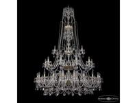 Bohemia Ivele Crystal: 1411/20+10+5/530/XL-202/3d G: люстра хрустальная (прозрачный)
