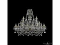 Bohemia Ivele Crystal: 1411/20+5+5/360 G: люстра хрустальная (прозрачный)
