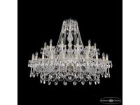 Bohemia Ivele Crystal: 1411/24+12/460 G: люстра хрустальная (прозрачный)